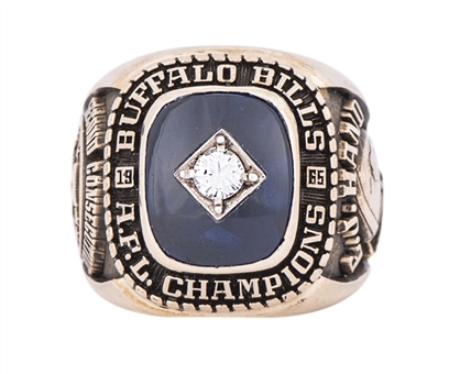 1965 Buffalo Bills AFL Championship Ring